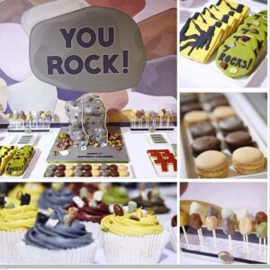 Rock climbing themed dessert table