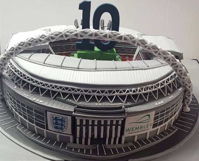 Wembley Stadium Corporate Cake