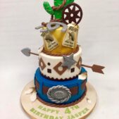 Western theme cake