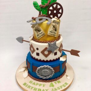 Western theme cake