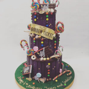 Willy Wonka themed cake