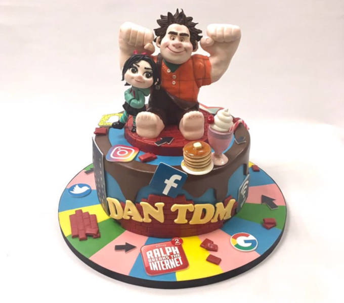 Wreck-it Ralph cake For YouTuber DanTDM