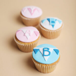 baby boy and girl cupcakes