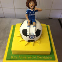 David Luiz birthday cake