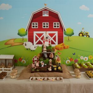 Farm themed dessert table