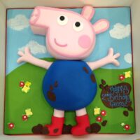 George Pig Birthday cake