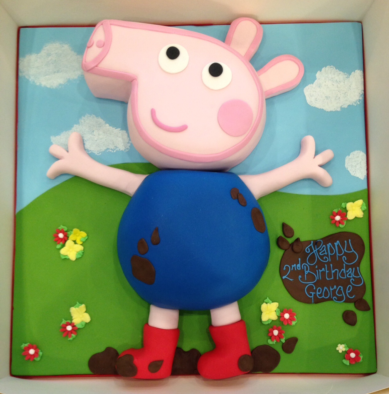 peppa pig cakes