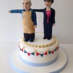 Norman does semaphore birthday cake