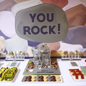 Rock climbing dessert table