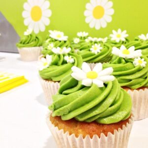 Daisy cupcakes