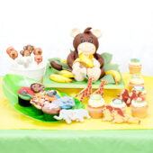 Jungle theme custom dessert table