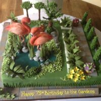 Kensington Roof Gardens cake