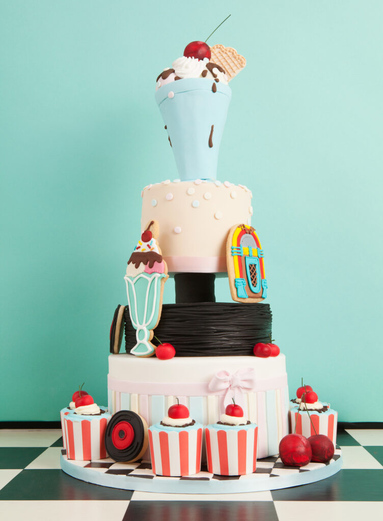 Milk and cookies bar party ideas
