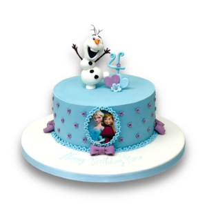 olaf birthday cake