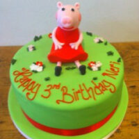 Peppa pig birthday cake