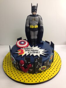 Batman sugar model cake