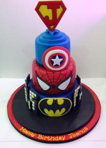 Superhero cake