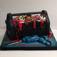 Tool box birthday cake