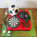 sports themed cake